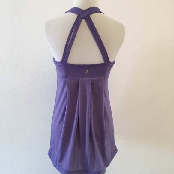 lululemon athletica Tops - Lululemon Purple Halter Tank Top Size 8